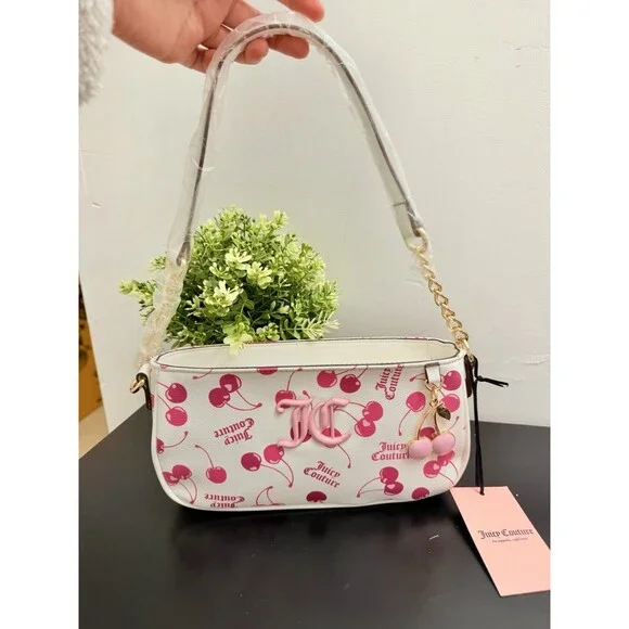 NWT Juicy Couture Cherry On Top Shoulder Bag - Picture 2 of 10
